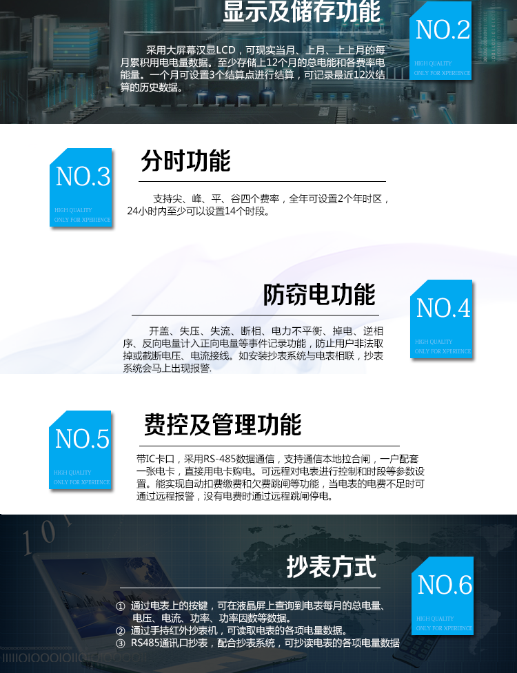 華立DDZY285C單相電能表適用場(chǎng)所
　　主要適用于執(zhí)行分時(shí)或階梯計(jì)費(fèi)，需要通過(guò)485進(jìn)行遠(yuǎn)程抄表、遠(yuǎn)程費(fèi)控的居民用戶，或通過(guò)CPU卡介質(zhì)實(shí)現(xiàn)本地費(fèi)控的居民用戶。