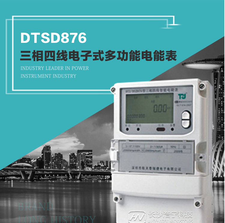 產(chǎn)品介紹
&nbsp;&nbsp;&nbsp;&nbsp;&nbsp;DTSD876多功能電能表性能指標(biāo)符合GB/T17215.322-2008《交流電測(cè)量設(shè)備　特殊要求第22部分：0.2S級(jí)和0.5S級(jí)靜止式有功電能表》、GB/T17215.323-2008《交流電測(cè)量設(shè)備　特殊要求第23部分：2級(jí)和3級(jí)靜止式無(wú)功電能表》和DL/T 614–2007《多功能電能表》標(biāo)準(zhǔn)，其通信符合DL/T645–2007《多功能電能表通信協(xié)議》的要求，并兼容DL/T645–1997《多功能表通信規(guī)約》的要求，可根據(jù)功能定制需求符合多功能電能表的各項(xiàng)技術(shù)要求。