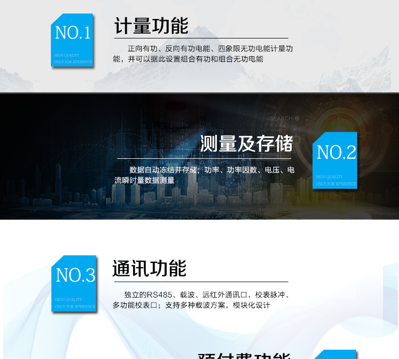 技術參數(shù)
　　精度等級：1級、2級
　　電流范圍：1.5 A~120A
　　外觀尺寸： 160*112*71
　　安裝尺寸：100*140(150)
　　工作溫度范圍：-40°C～+70°C
　　計時準確度：≤0.5s/d